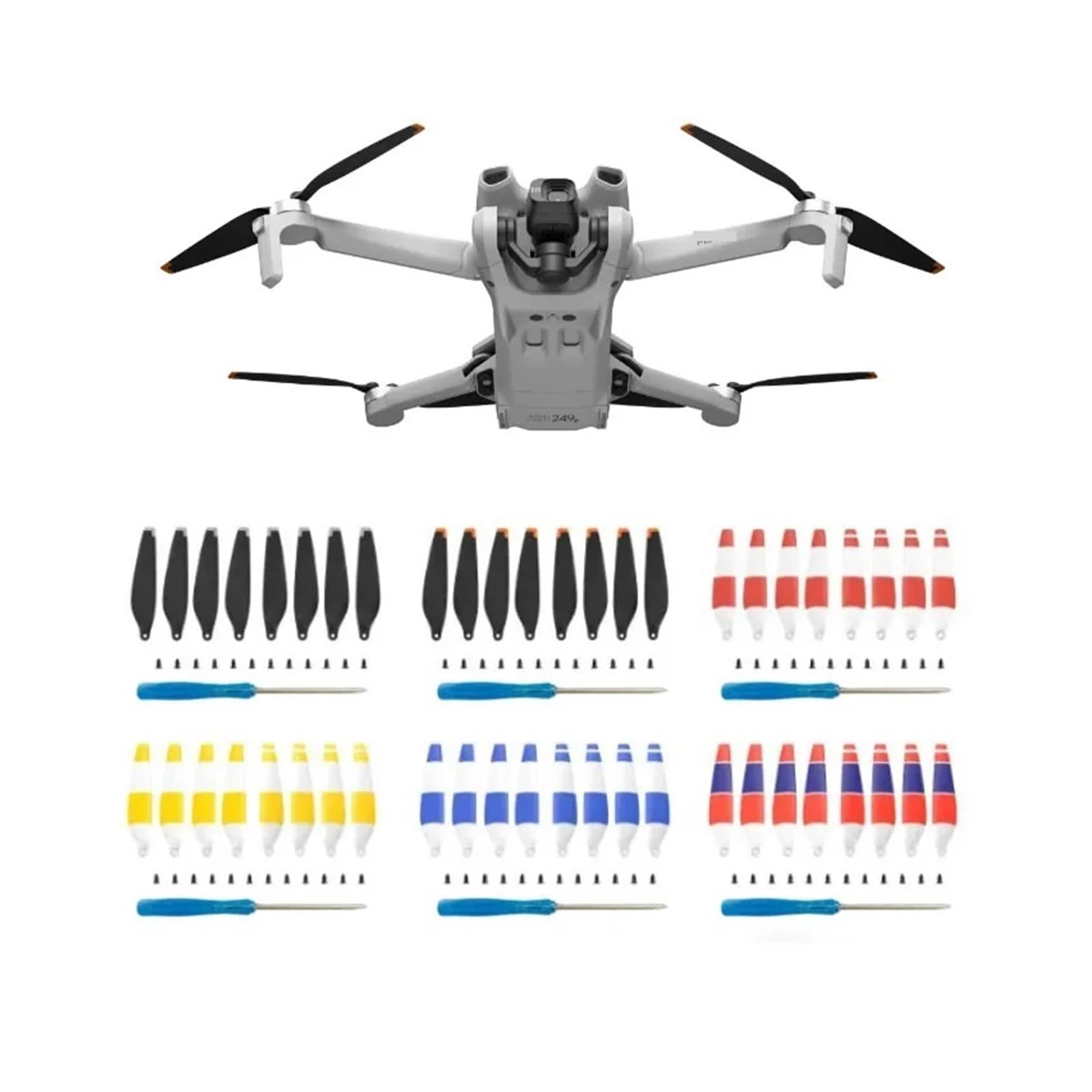 Compatibile con, DJI, Mini 3 Eliche 6030F 8PCS