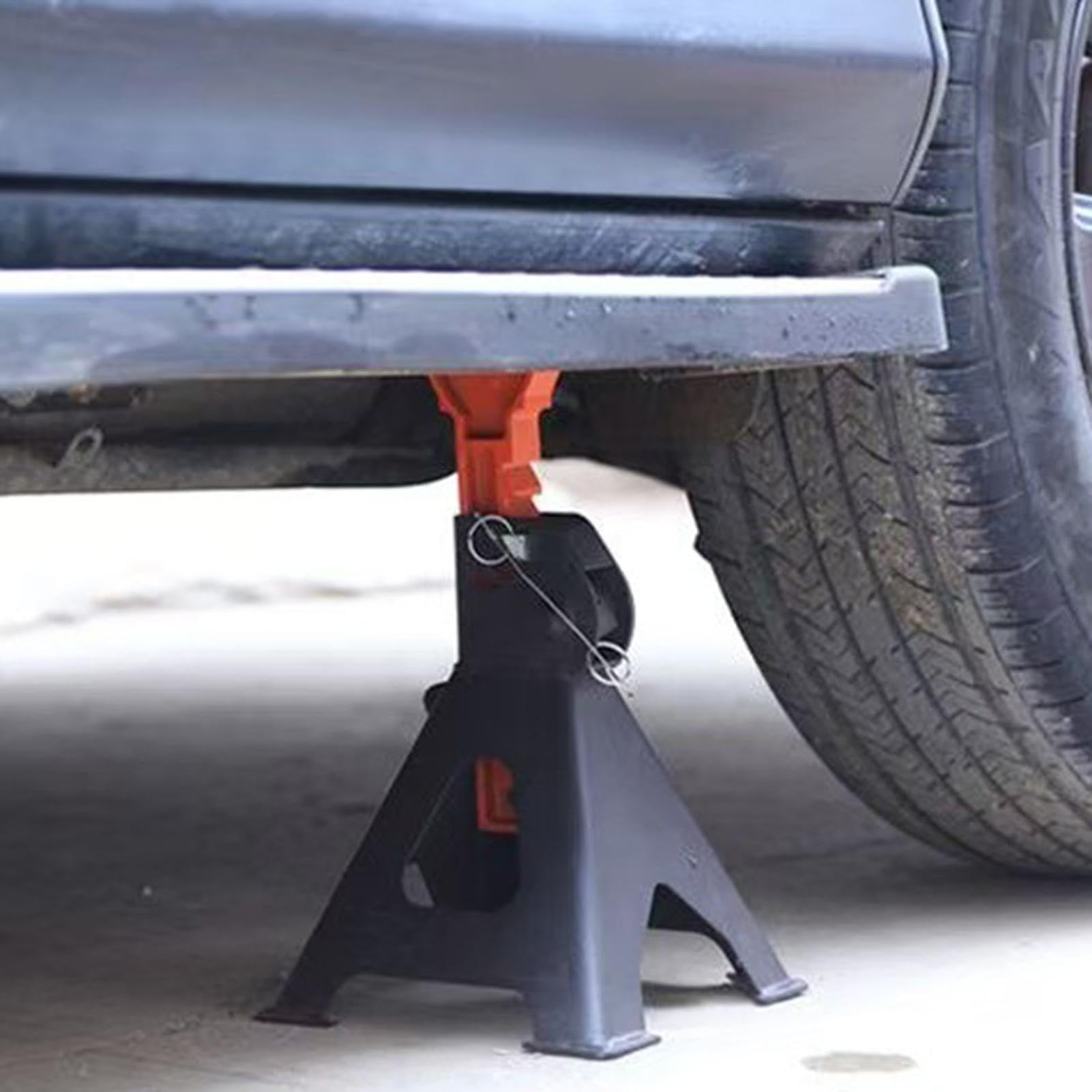 Soportes de Gato para Camión 3/6 Toneladas Trabajo Pesado Altura Ajustable | Caballetes Elevadores para Automóvil Para Remolques Camiones Vehículos Automoción SUV Motocicleta