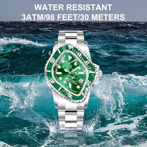 ILLIMITE Melting Automatic Watches for Men Japanese Miyota 8215 Self-Winding Mechanical Movement Watch Waterproof Stainless Steel Art Surrealist Wrist Watches Pea001 by ILLIMITE - Used condition - Image 8