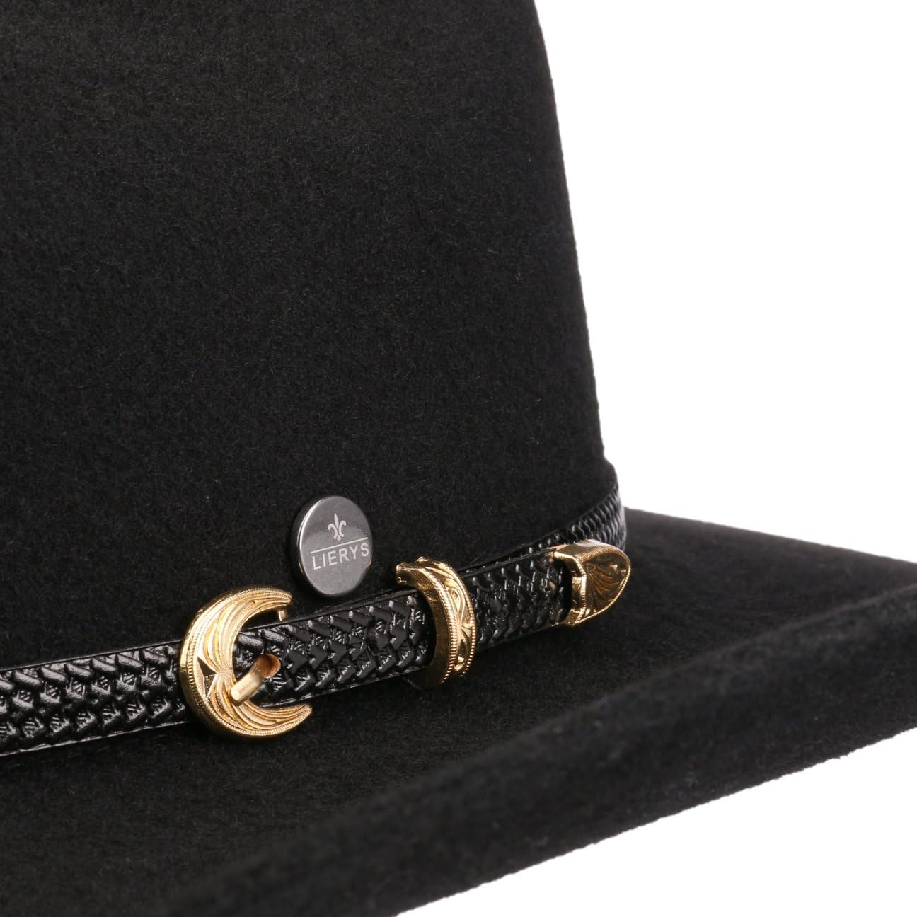 LIERYS Arvellon Cappello Western da Cowboy Prodotto in Italia Uomo Autunno Inverno