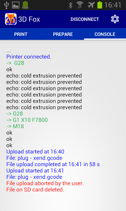 3D Fox - 3D Printer Controller - App on Amazon Appstore