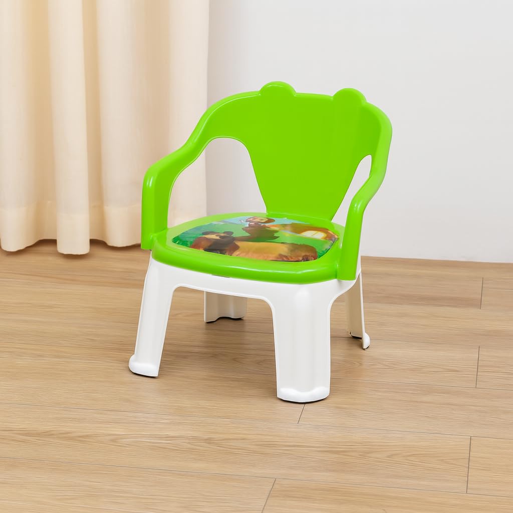 Kids Study Chair with Backrest | Comfortable, Durable & Lightweight Chair for Children – Perfect for Study, Dining & Play (BalComfort Lite, Green)-image-20