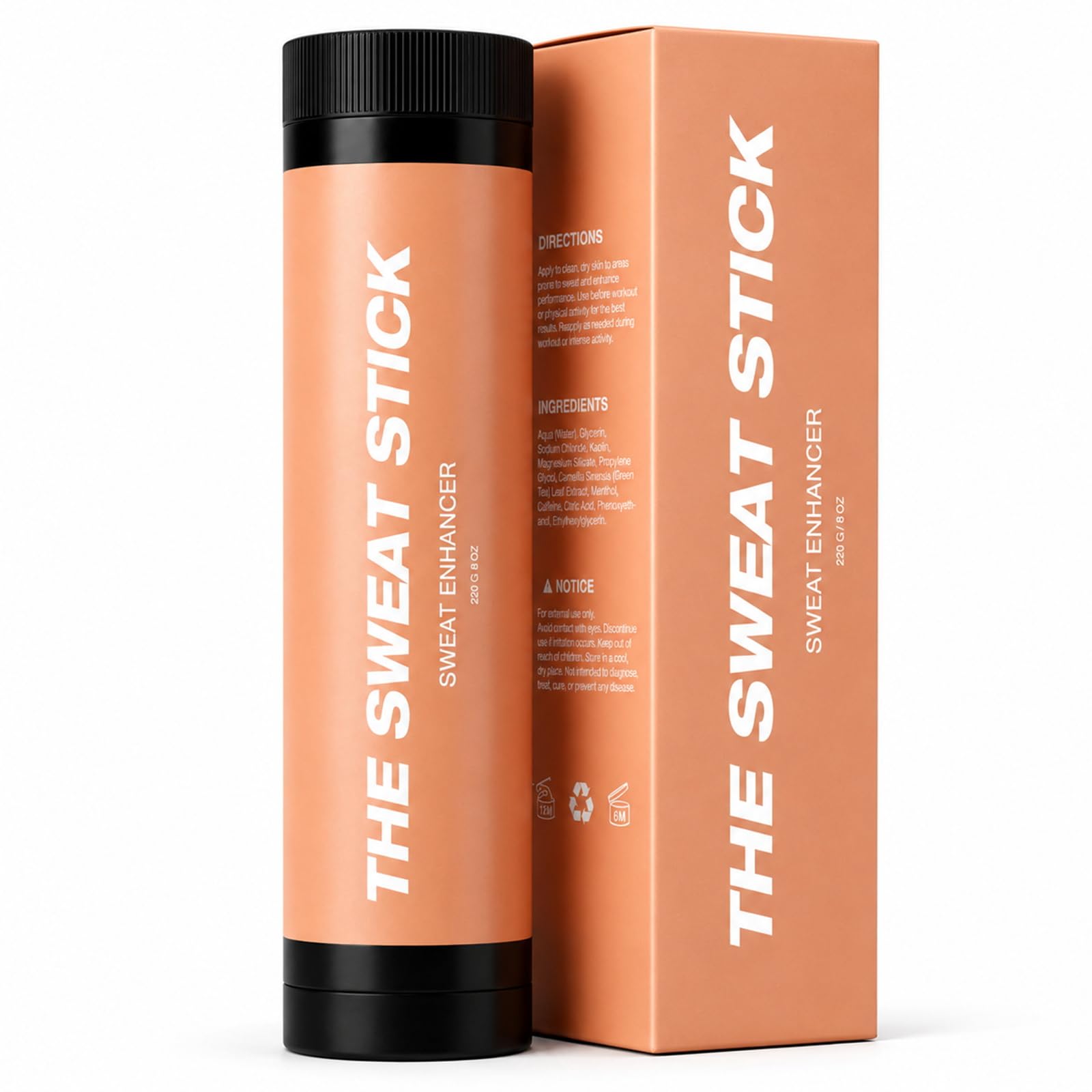Demissle Sweat Gel Stick, Fast-Absorbing Roll On Body Gel for Abs, Waist, Arms and Thighs, Non-Greasy Workout Enhancer Stick, Portable Fitness Booster for Women and Men (Orange)-picture-32