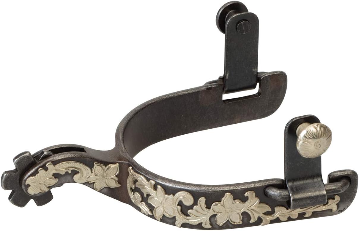 Weaver Leather Ladies' Show Spurs with Floral Design