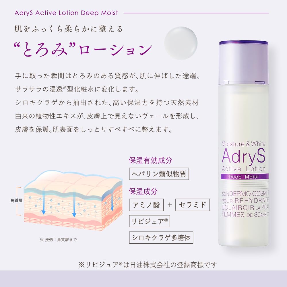 Amazon | 大正製薬 AdryS アクティブ ローション ディープモイスト