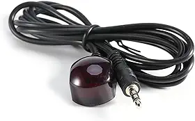 Cabo Extensor de Controle Remoto IR Blaster de Longo Alcance de 3,5 Mm para Dispositivos AV