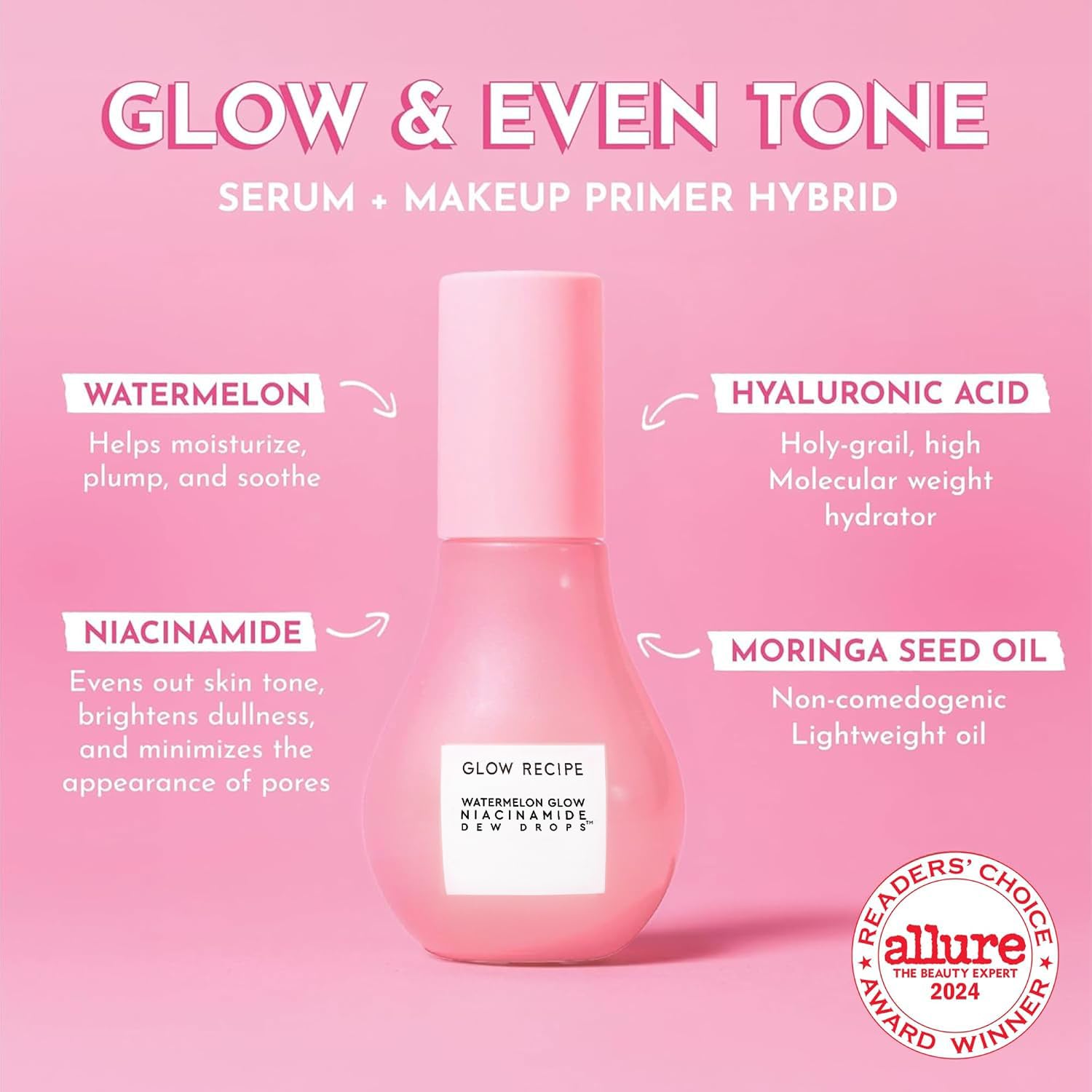 Glow Recipe Watermelon Glow Niacinamide Dew Drops 40ml