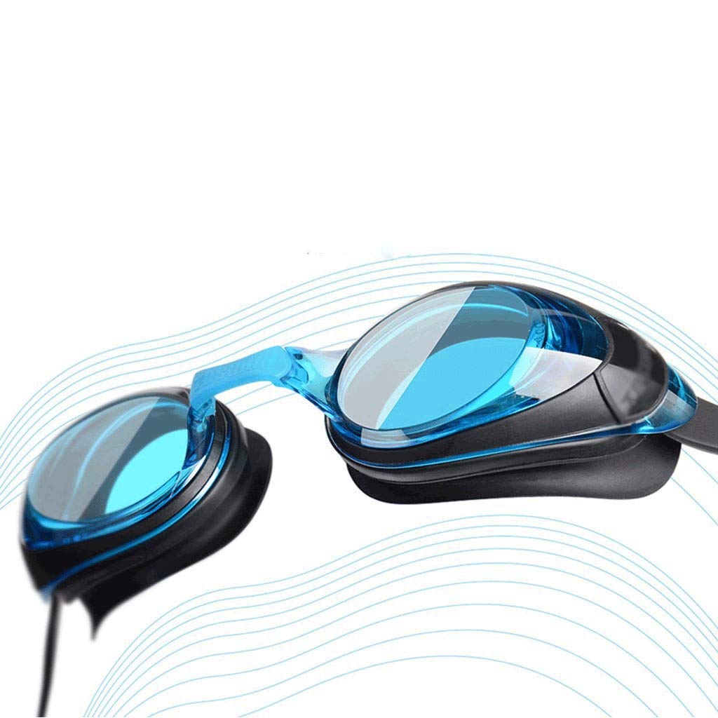 Verspiegelte Schwimmbrille, Panorama, blendfrei, beschlagfrei mit UV-Schutz (Farbe: B) (B)
