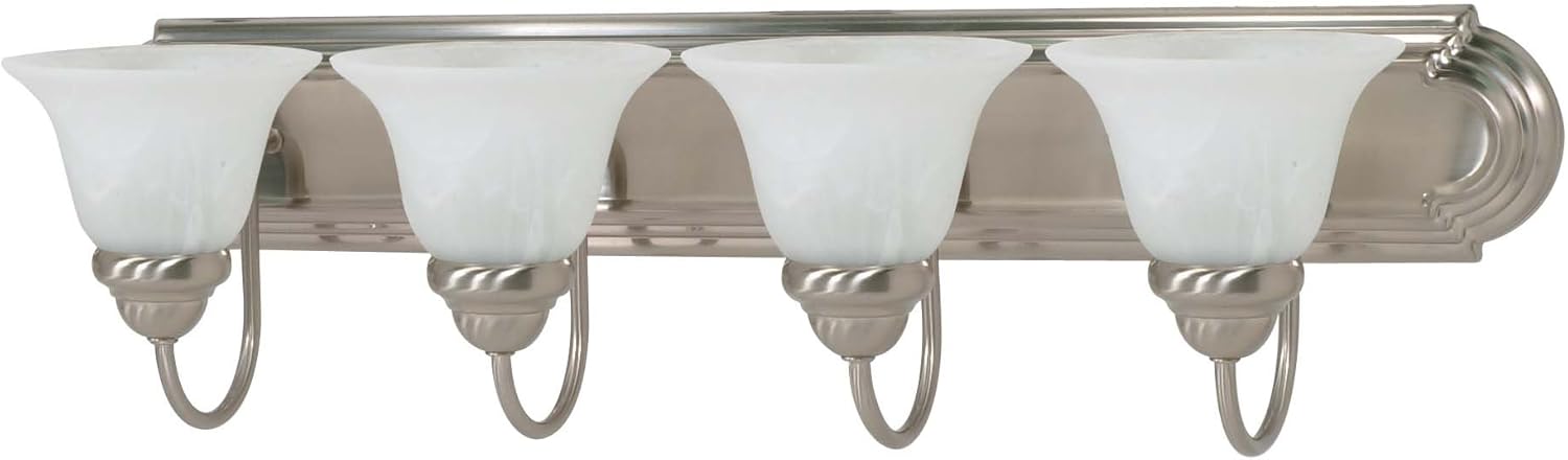 Nuvo Lighting 60/3301 Three Light Interior Home Package Three Light Vanity Strip, Brushed Nickel, 18-Inch