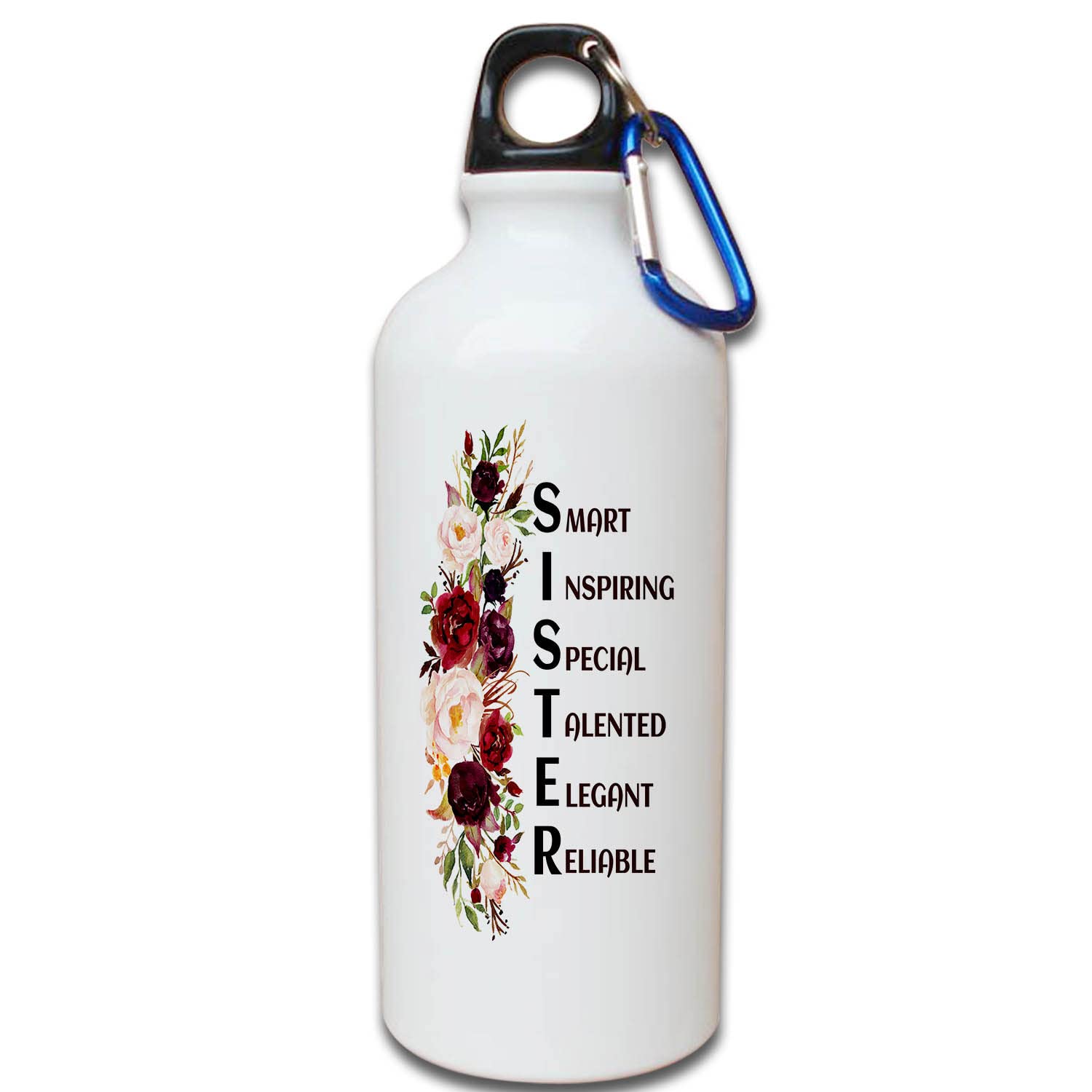 AWANI TRENDS Gift for Sister | Rakhi Gift for Sister Sister on Birthday, Raksha Bandhan Sister Quoted Keyring with Sipper Bottle (600 Ml) and Cushion (12 X12 inch) with Greeting Card Combo - Image 3 thumbnail