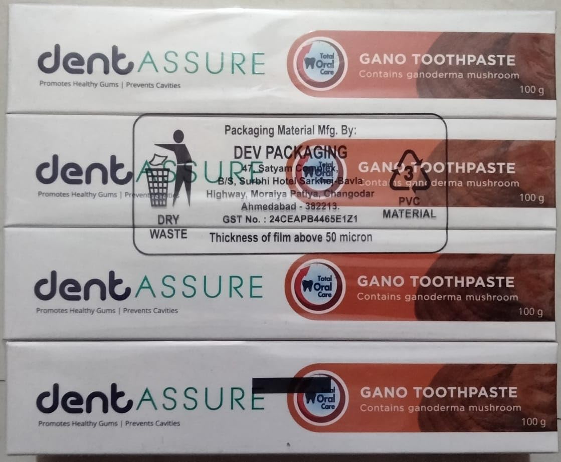 GANODERMA TOOTHPASTE PACK OF 4