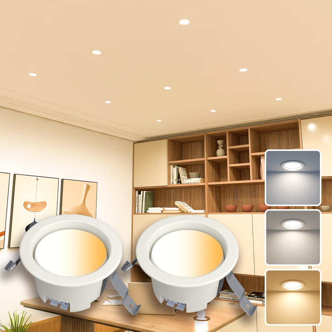 Amazon.co.jp : POOPEE 屋内用LEDダウンライト 天井埋込型 埋込穴100φ