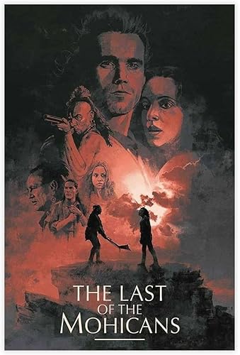 sozer The Last of The Mohicans Retro Movie Poster 3 Canvas Poster Wall Art Decor Print Picture Paintings for Living Room Bedroom Decoration