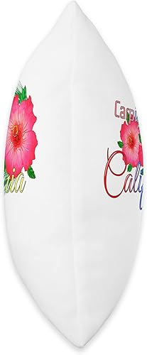 Miniatura 2 de Tropical Carpinteria California Souvenirs Carpinteria California Tropical Flowers - Almohada familiar para vacaciones, 16 x 16 pulgadas, multicolor