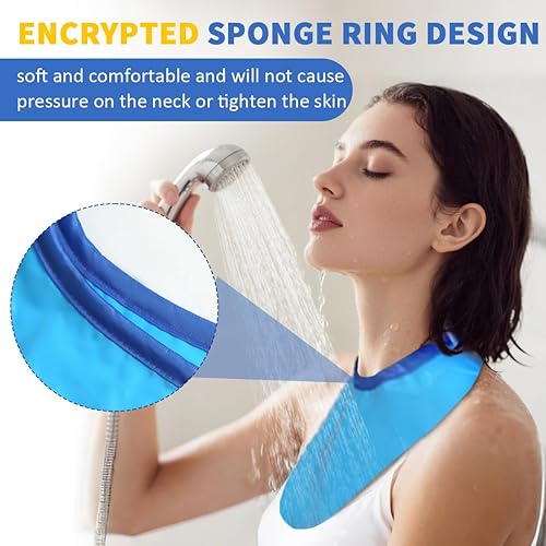 Miniatura 5 de Cubierta de ducha para traqueotomía, protector de estoma para traqueotomía, laringectomía, impermeable, protector de estoma de cuello, ajustable