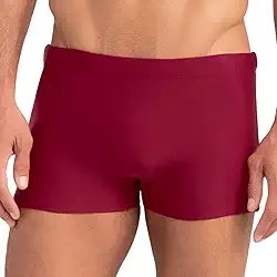 Sunga Boxer Mash Masculina Cordão Ajustável Natação Praia UV 50+ Lisa