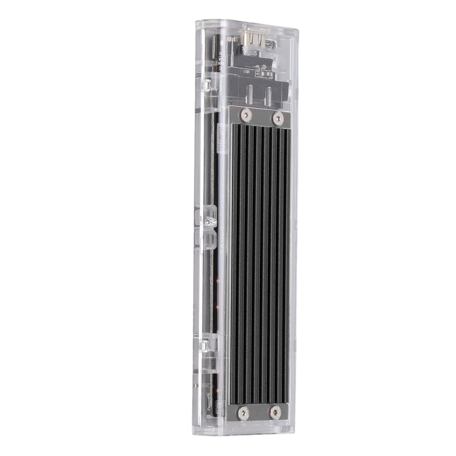 Generic Adapter Zewnętrznego Dysku Twardego Szybka Transmisja 10 Gb/s Obudowa Konwertera USB3.1 Gen2 do Komputerów PC Kompatybilna z Komputerami Mac/ (BLACK)
