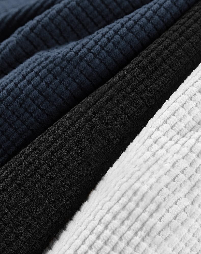 baleaf Women's Fleece Running Jackets Half Zip Pullover Thermal Shirts Athletic Cold Weather Gear Winter Zip Pockets Navy XXL - Image 3