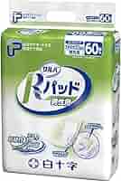 Amazon.co.jp: 白十字 PUサルバ Rパッド 男性用 1袋 60枚入
