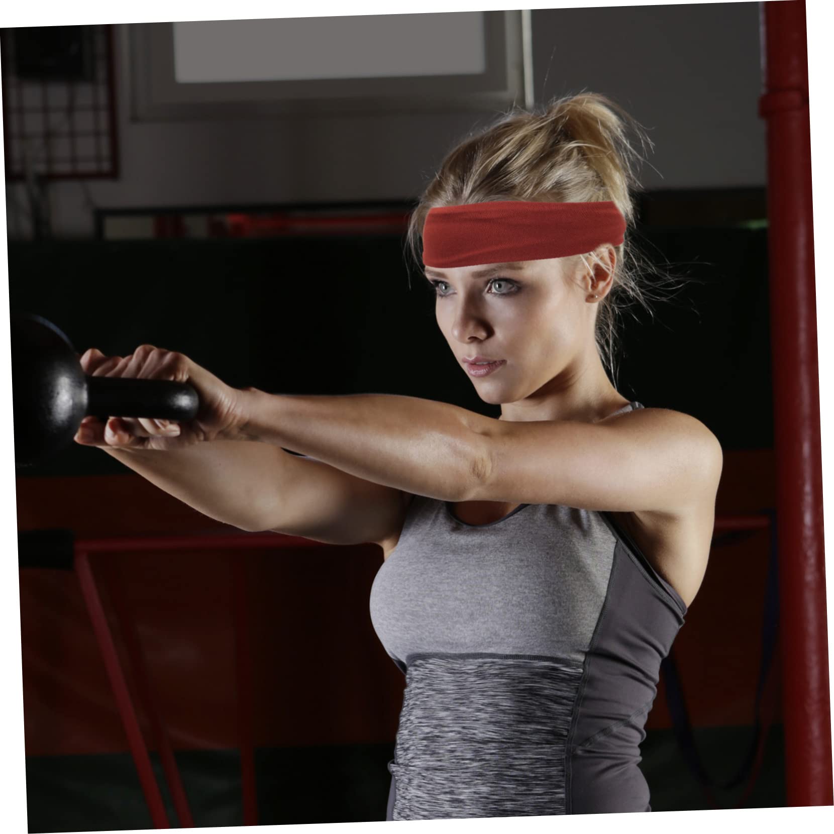 minkissy 12 fasce sportive per capelli da donna eleganti fasce per capelli da donna fasce per capelli turbante per uomo cravatte per capelli da donna fascia per il sudore in poliestere accessori per