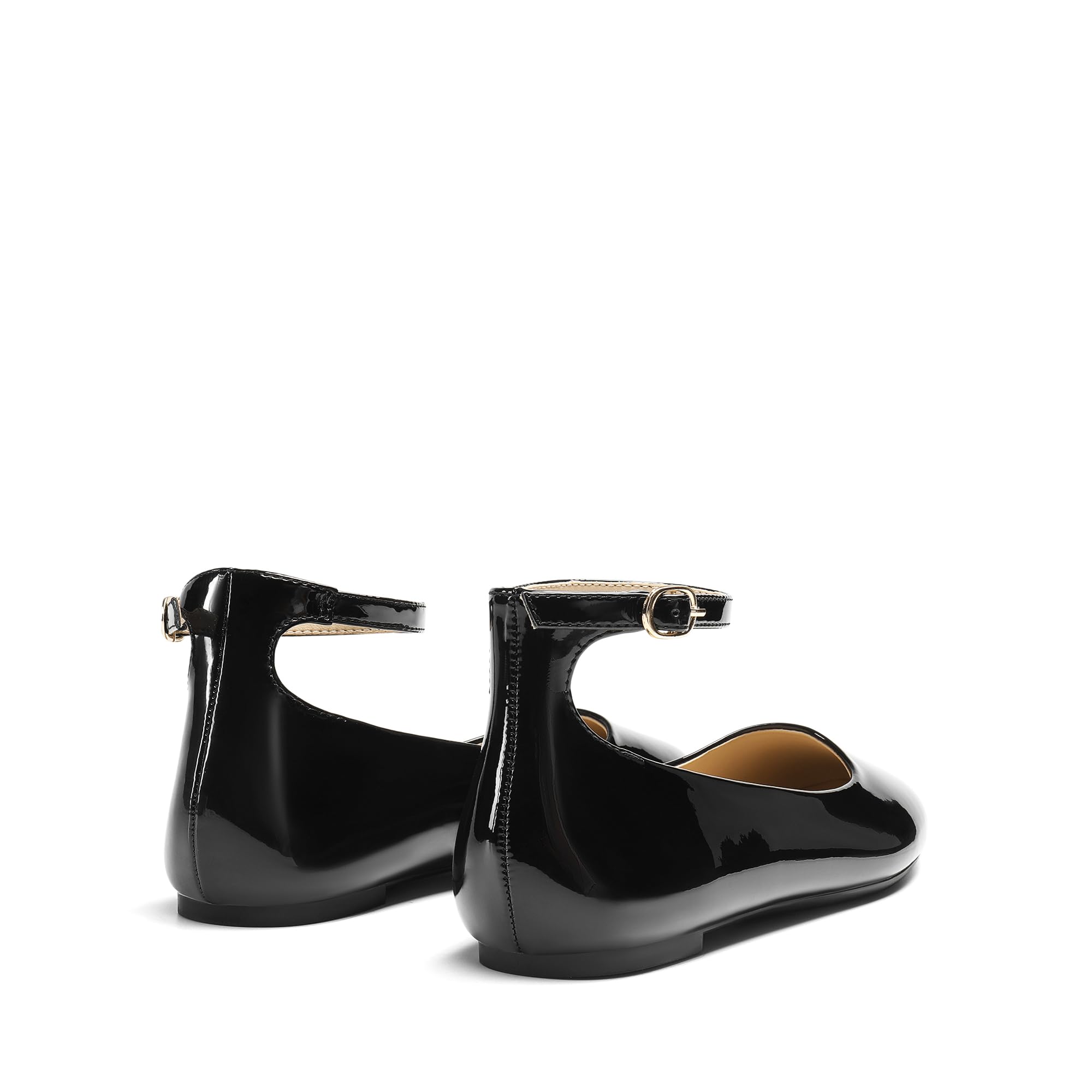 DREAM PAIRS Bilarinas Mujer Zapatos Comodos Planos Clasico con Correa Tobillo
