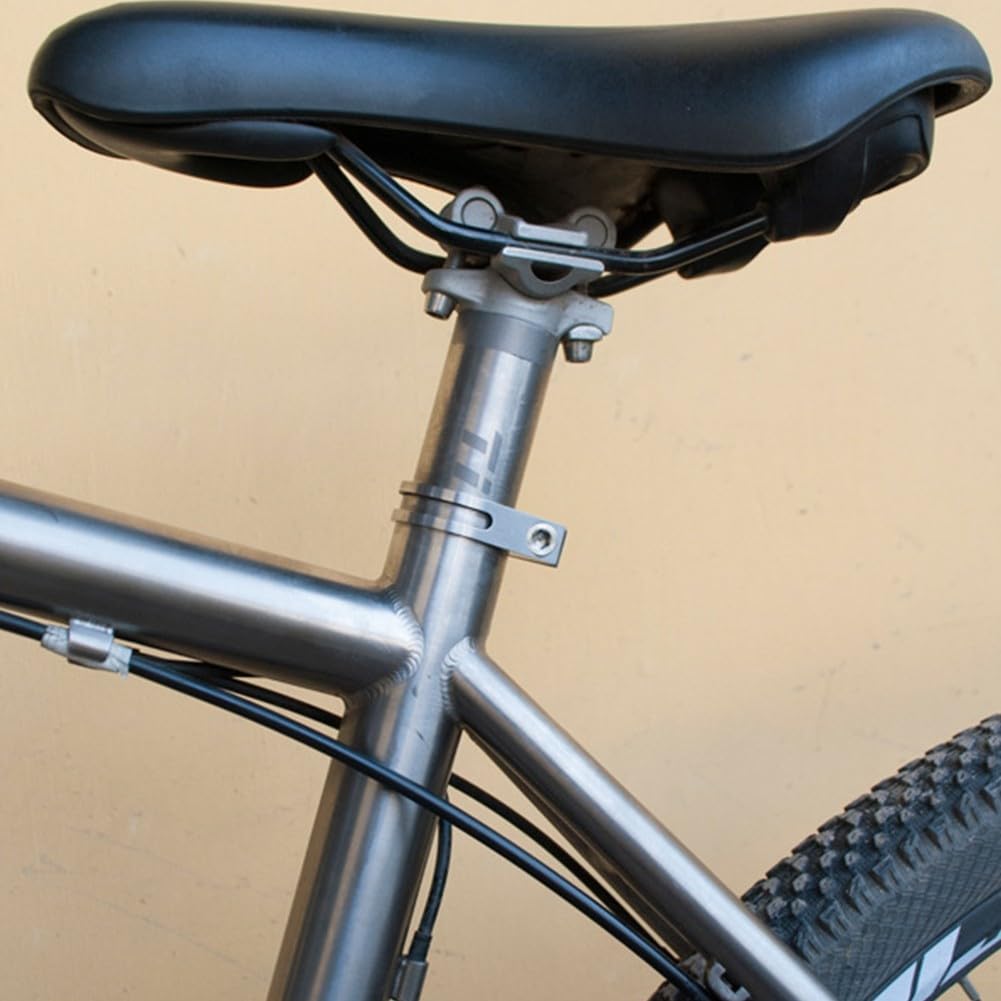 Collier de serrage pour tige de selle de vélo en alliage Ti 31,8 mm 34,9 mm (34,9)