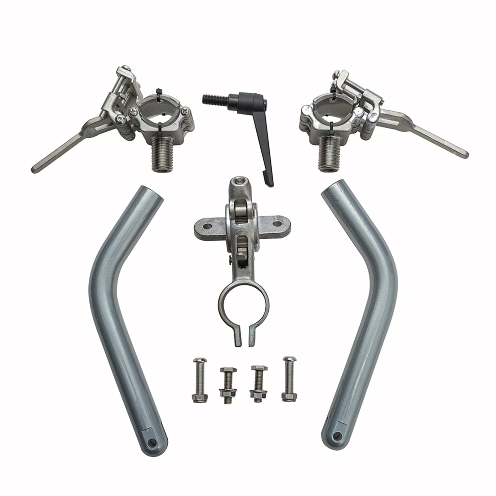 Conector de accesorio para bicicletas de silla de ruedas, enlace de la cabeza del cabezal de la silla de ruedas, refuerzo de silla de ruedas eléctrico de ciclo manual, conector de calidad para silla