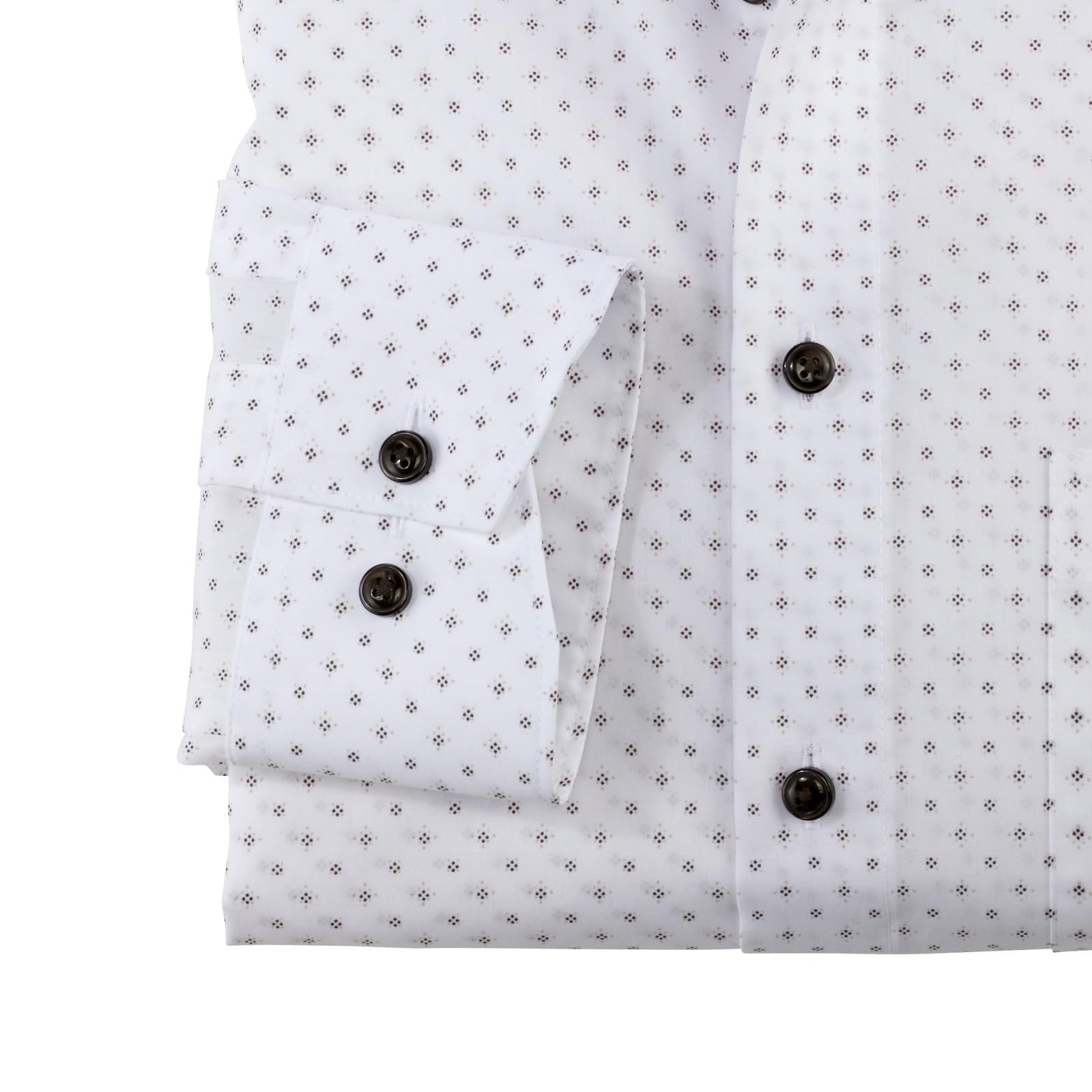 OLYMP Herren Oberhemd Langarm Luxor,Rotationsdruck auf Uni,Luxor modern fit,19 Global Kent