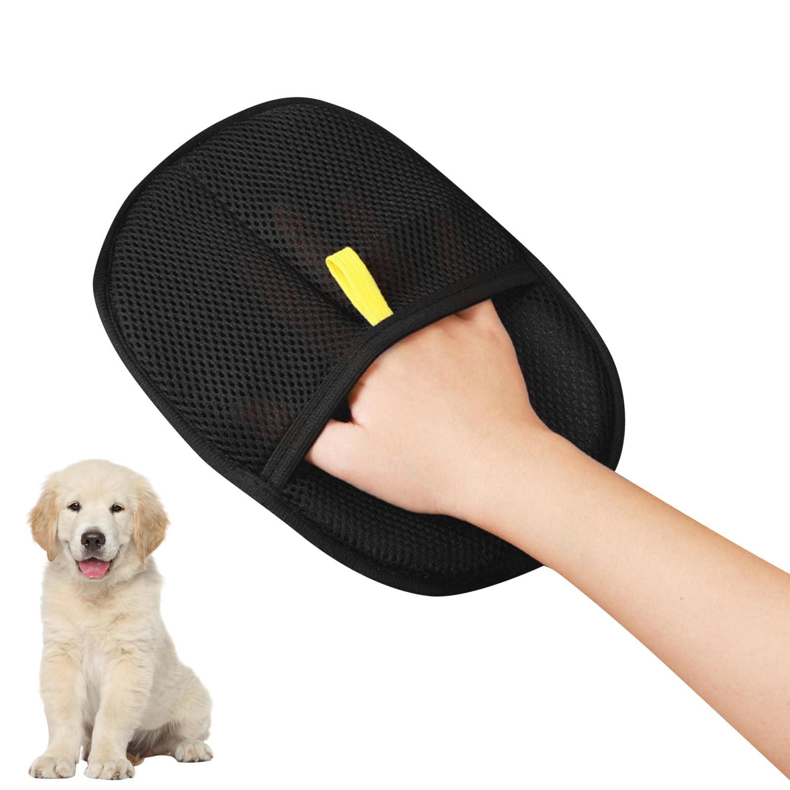 Azushwer Pet Grooming Gloves, Dog Cat Grooming Glove, Double Sided Pet Grooming Gloves