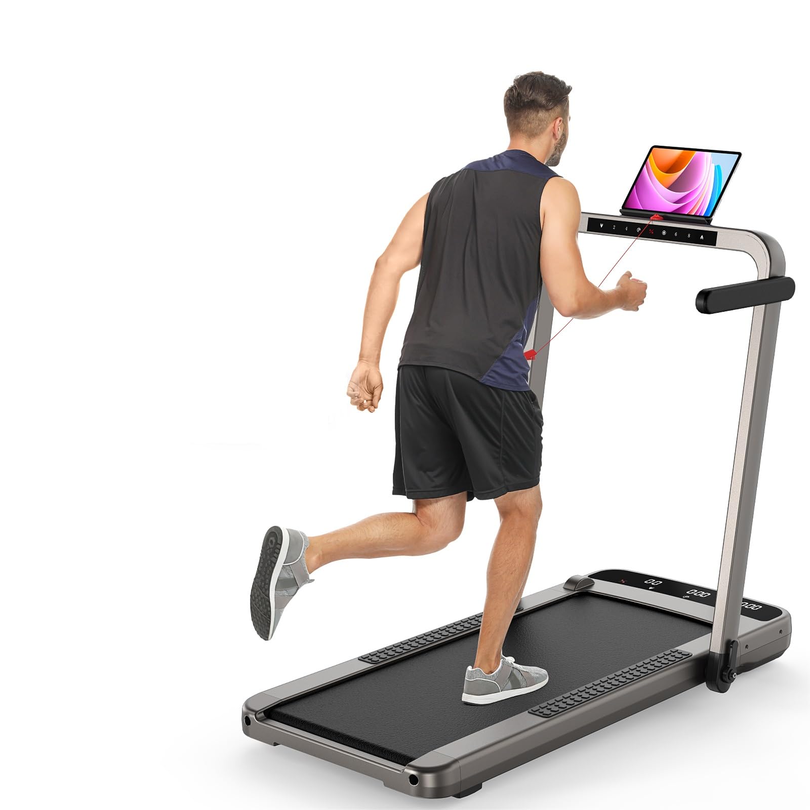 VAVSEAWalking Pad, Treadmill 3 in 1 Under Desk Treadmill 2.5HP Portable Treadmill with Incline, Remote Control, Treadmills for Home Office