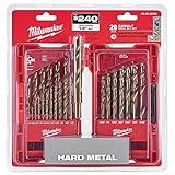 Milwaukee Electric Tools 48-89-2332 29Pc Cobalt Helix Drill Bit Set, Red