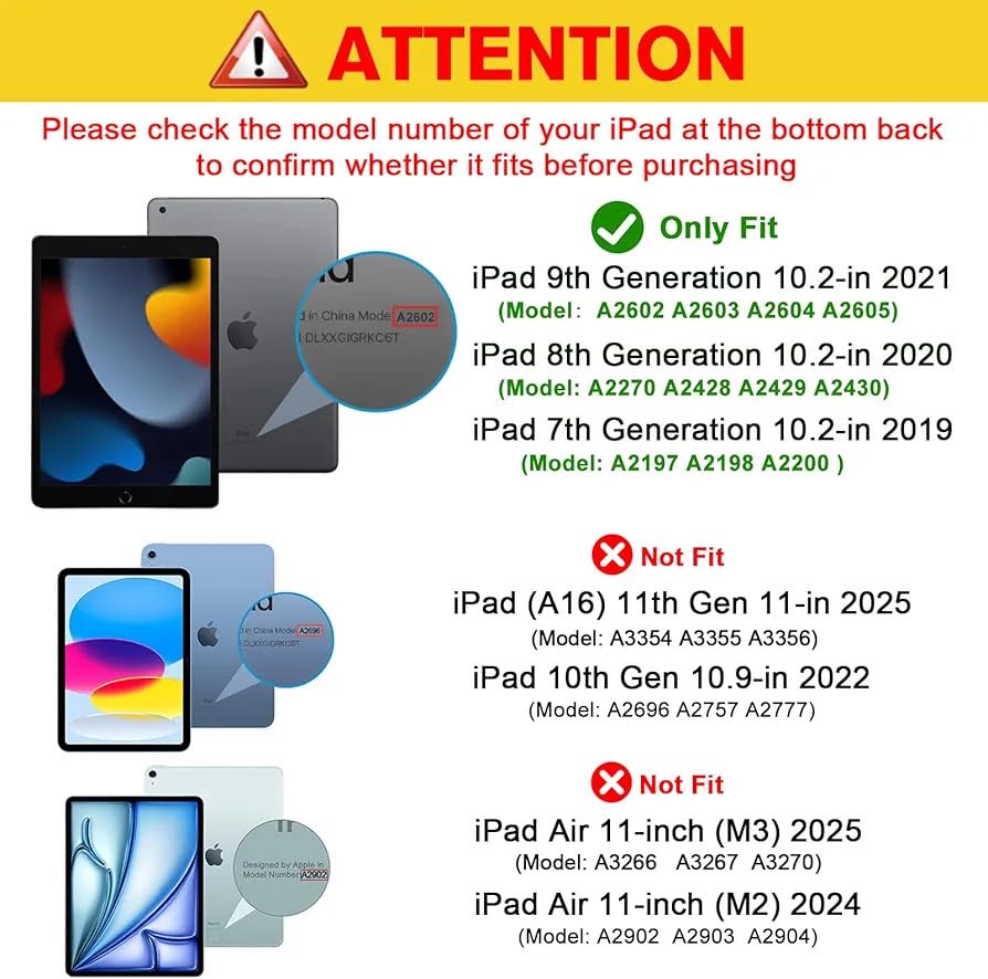 Image of MOCA Case for 10.2 inch iPad 9th 8th 7th Gen 10.2 inch iPads 2021 2020 2019 Launch A2603 A2604 A2605 A2270 A2428 A2429 A2430 A2197 A2198 A2200 Flip Cover (Burgundy, 10.2 inch iPad 9th 8th 7th Gen)