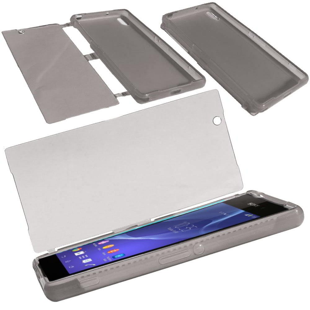Custodia Portafoglio EbestStar Per Sony Xperia Z2 (D6502/D6503/D6543) | Silicone Trasparente Antiurto