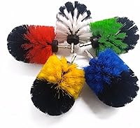 Vista 2 de Cepillo De Limpieza De Accesorio De Cepillo De Bola De Taladro Eléctrico De Cerdas De 3,5 Pulgadas Para Taladro Eléctrico