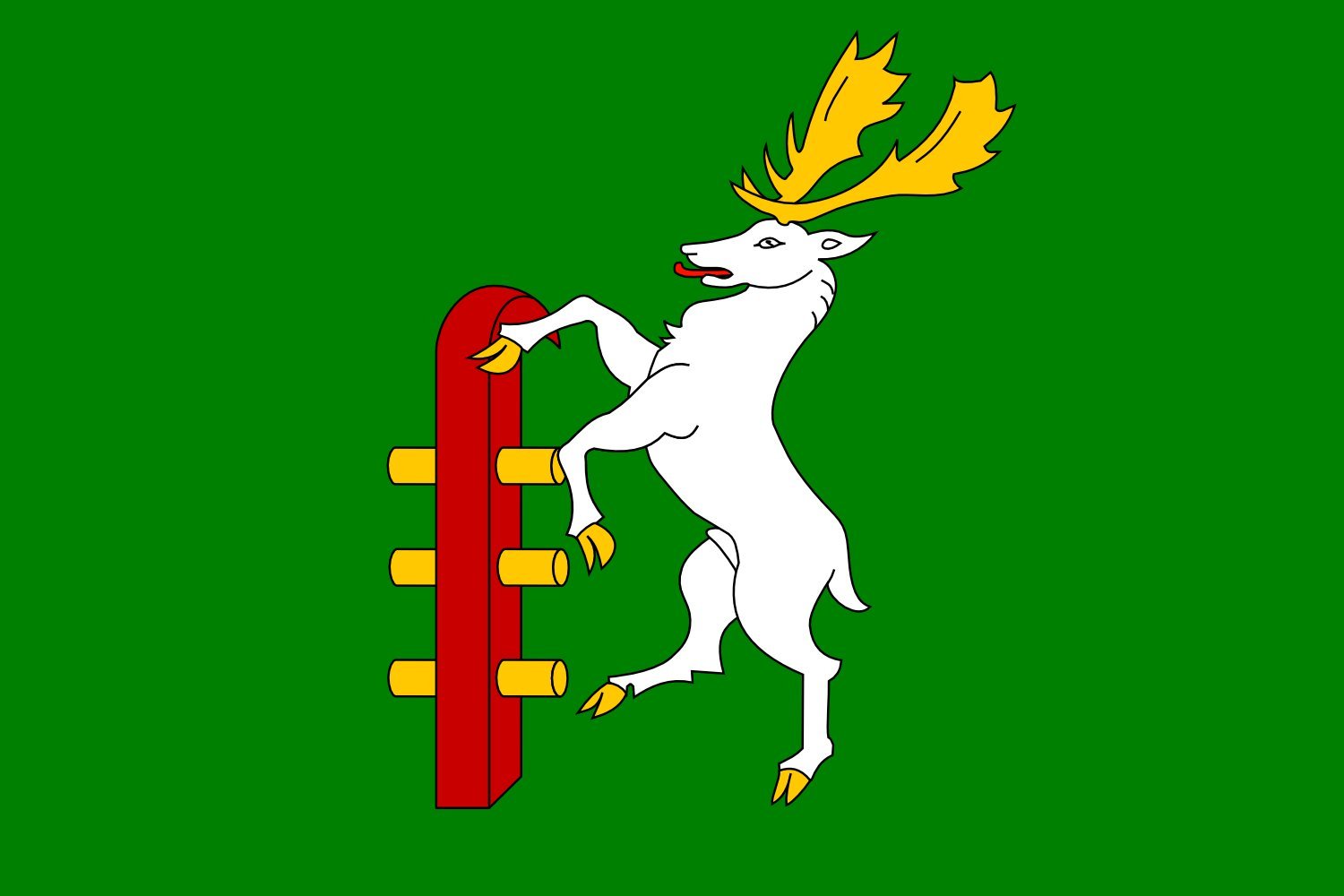 Drapeau Large Sedivec CZ avec blason historique pour mat exterieur
