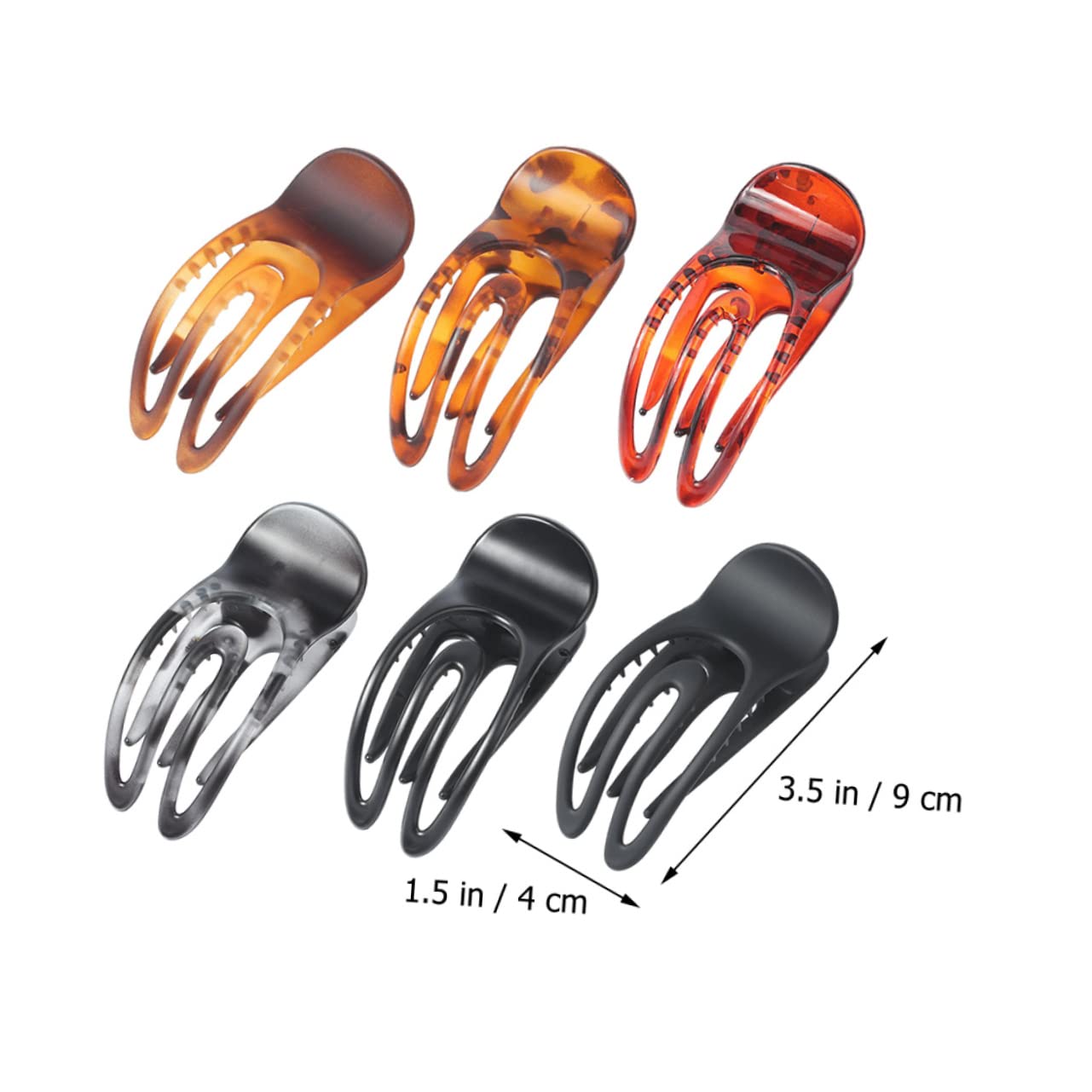 MAGICLULU 12 Piezas De Pinzas Para El Cabello Para Mujeres Pinzas Para El Cabello Para o Para El o Para El o Largo Pequeñas Para La