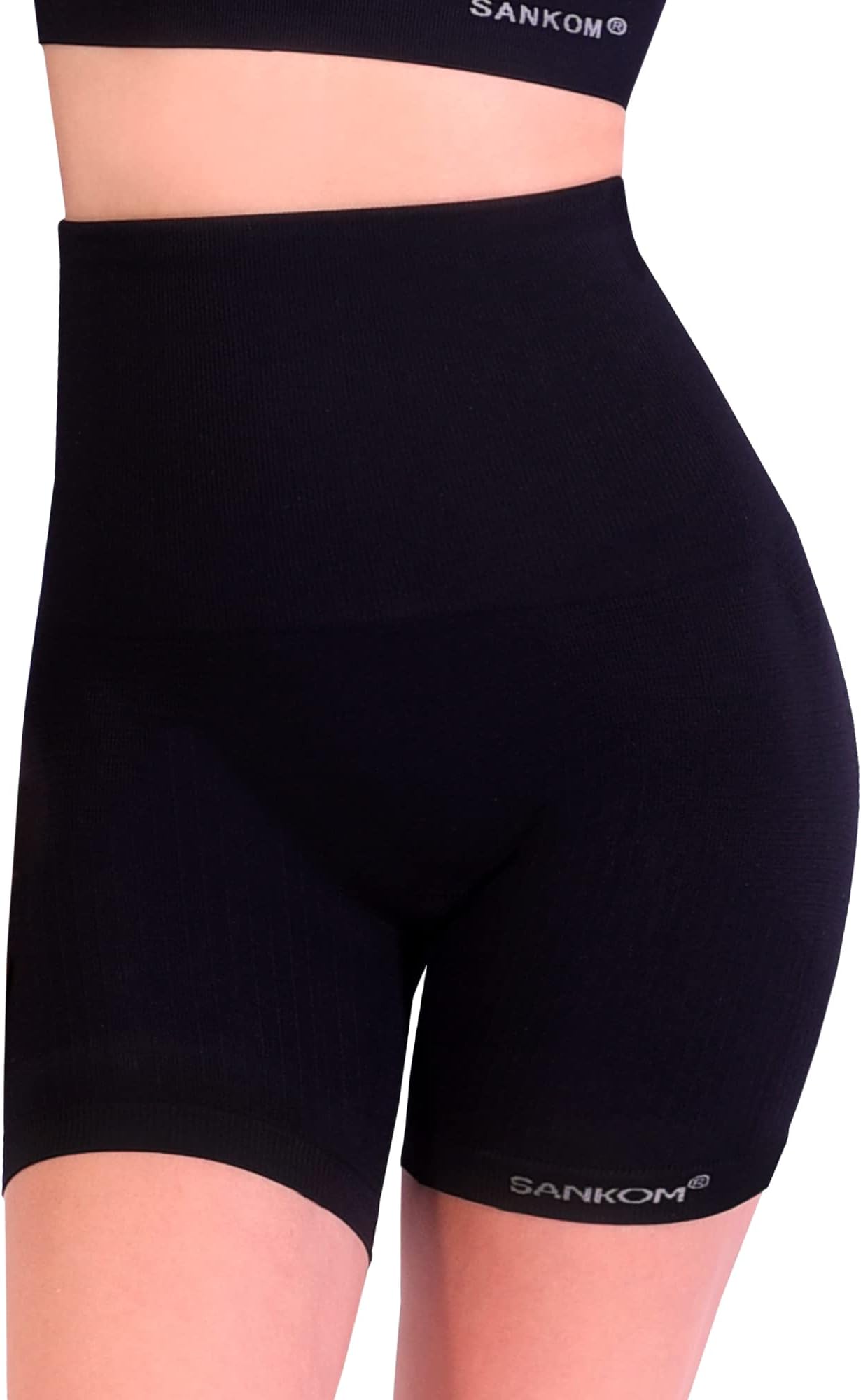 Patent Classic Short Shaper | High Waist Body Shorts Shapewear for Women Tummy Control Thigh Slimming Technology Slimmer Anti Slip Comfortable and Breathable Fabric, L-XL