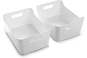 BINO: Plastic Large Storage Bin (2-pack)