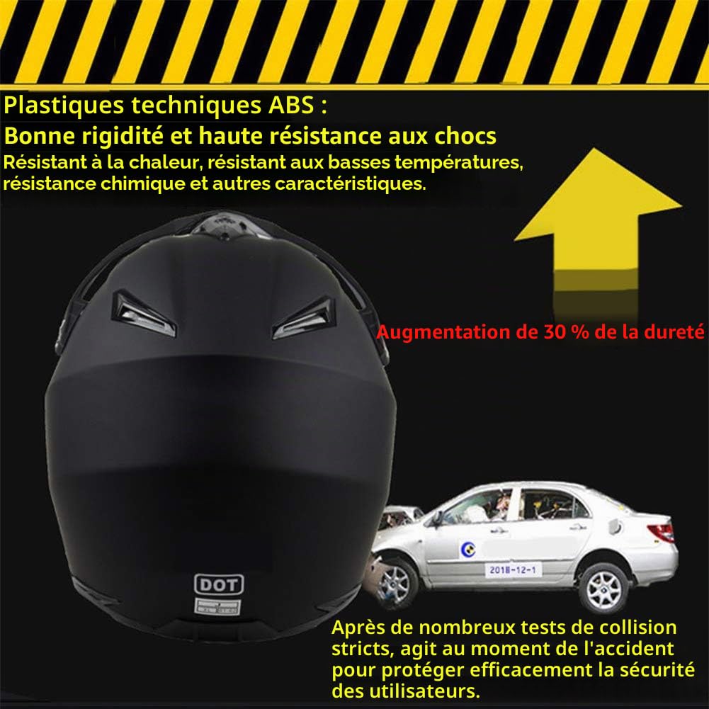 Casques Motocross Enfant Et Adulte Set,avec Gants Lunettes Masques,Hommes Casques Intégraux AVT MX Casques Moto De Cross Enfants Quad Bike Vélo De Montagne Dot Certification
