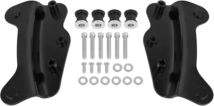 CHIFUN 4 Point Docking Hardware Kit Quick Release Backrest Luggage Rack Mounting Spools Compatible with Harley Touring 2009-2013 Road Glide Road King Street Glide Electra Glide