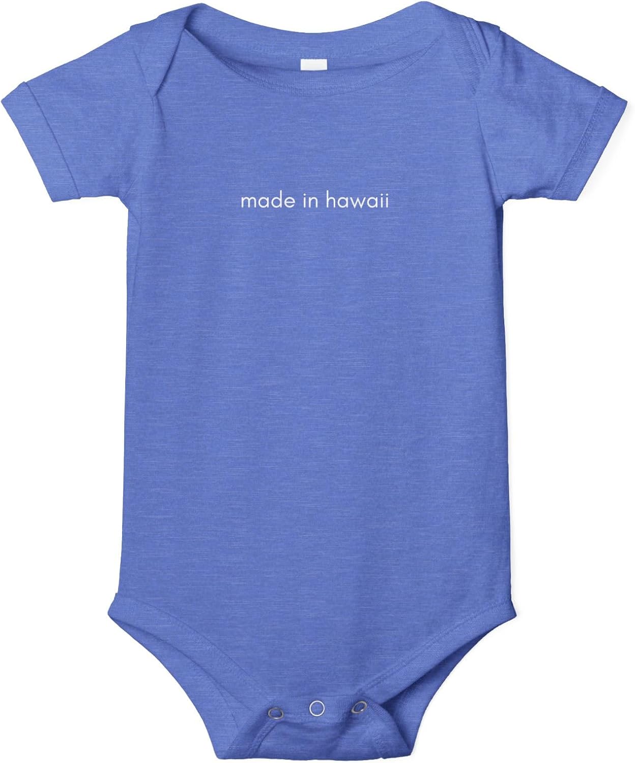 Made in Hawaii Baby Onesie, Cotton Jersey Blend One-Piece, Minimalist Infant Onesie