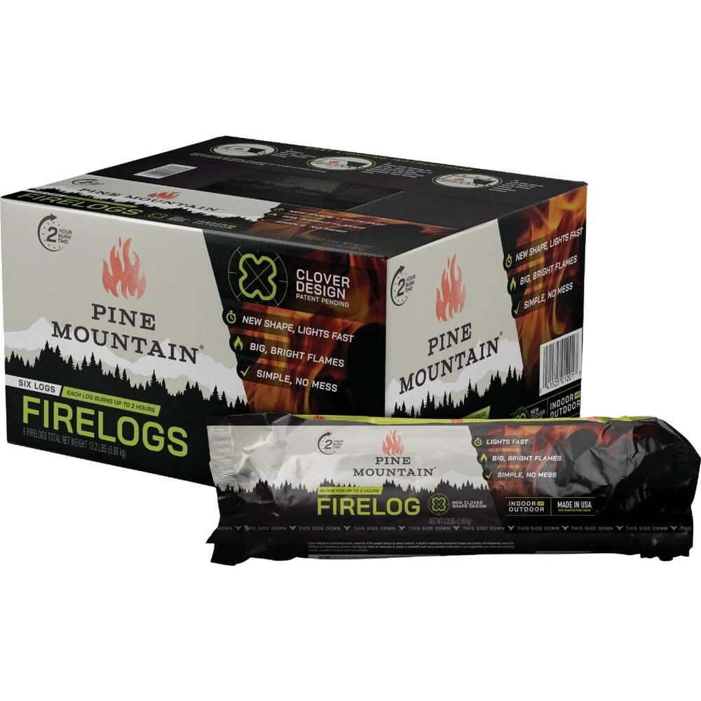 Pine Mountain Traditional Firelog, 2-Hour Burn Time, 6 Logs by Pine Mountain-image-48