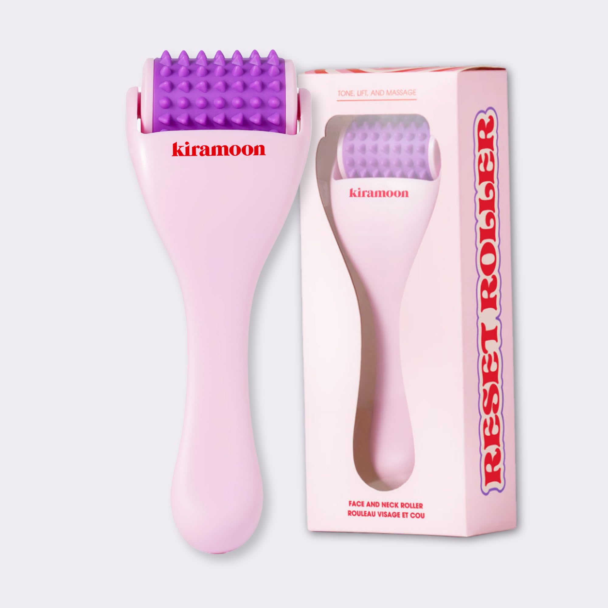 Kiramoon Reset Roller to Boost Skincare Absorption Reduce Puffiness Relax Jaw Muscles and Promote Collagen Anti-Aging and Relaxing