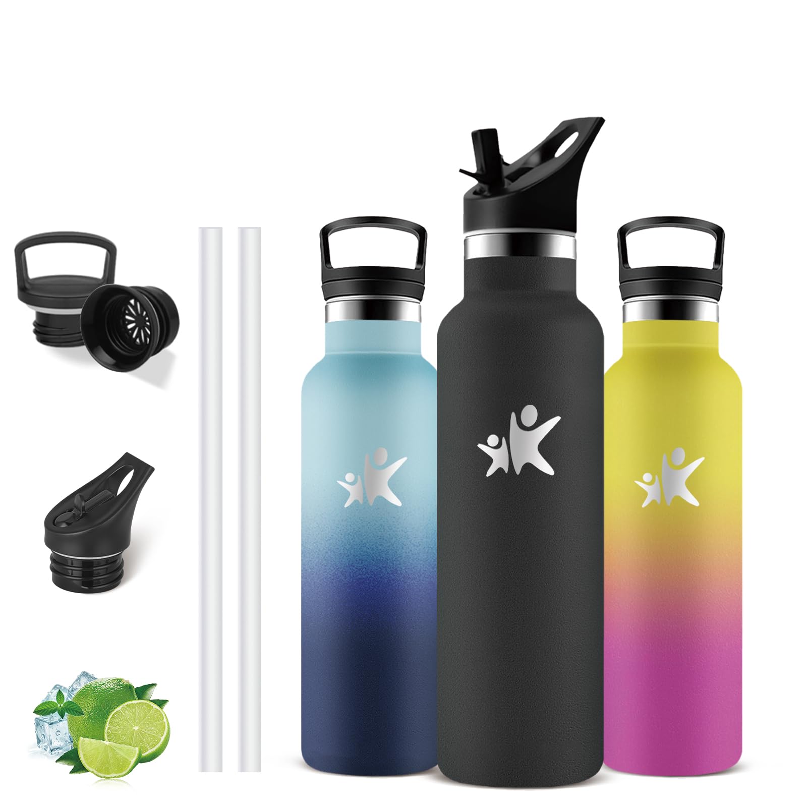 Grsta Stainless Steel Water Bottle, 500 ml, Thermos, Insulated Flask