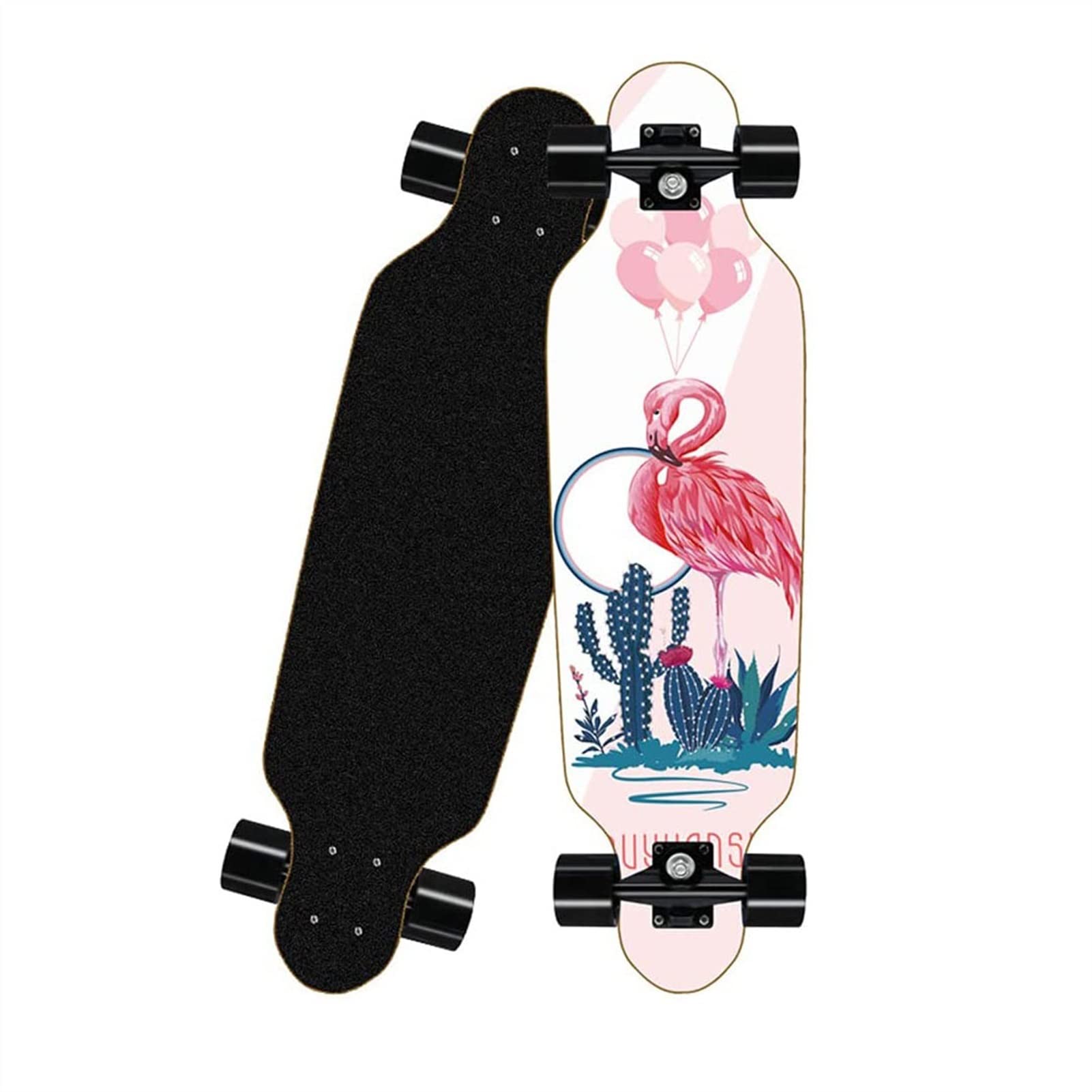 Skateboards for Beginners 31 Inch Complete Skateboard for Kids Teens Adults 7 Layer Canadian Maple Double Kick Deck
