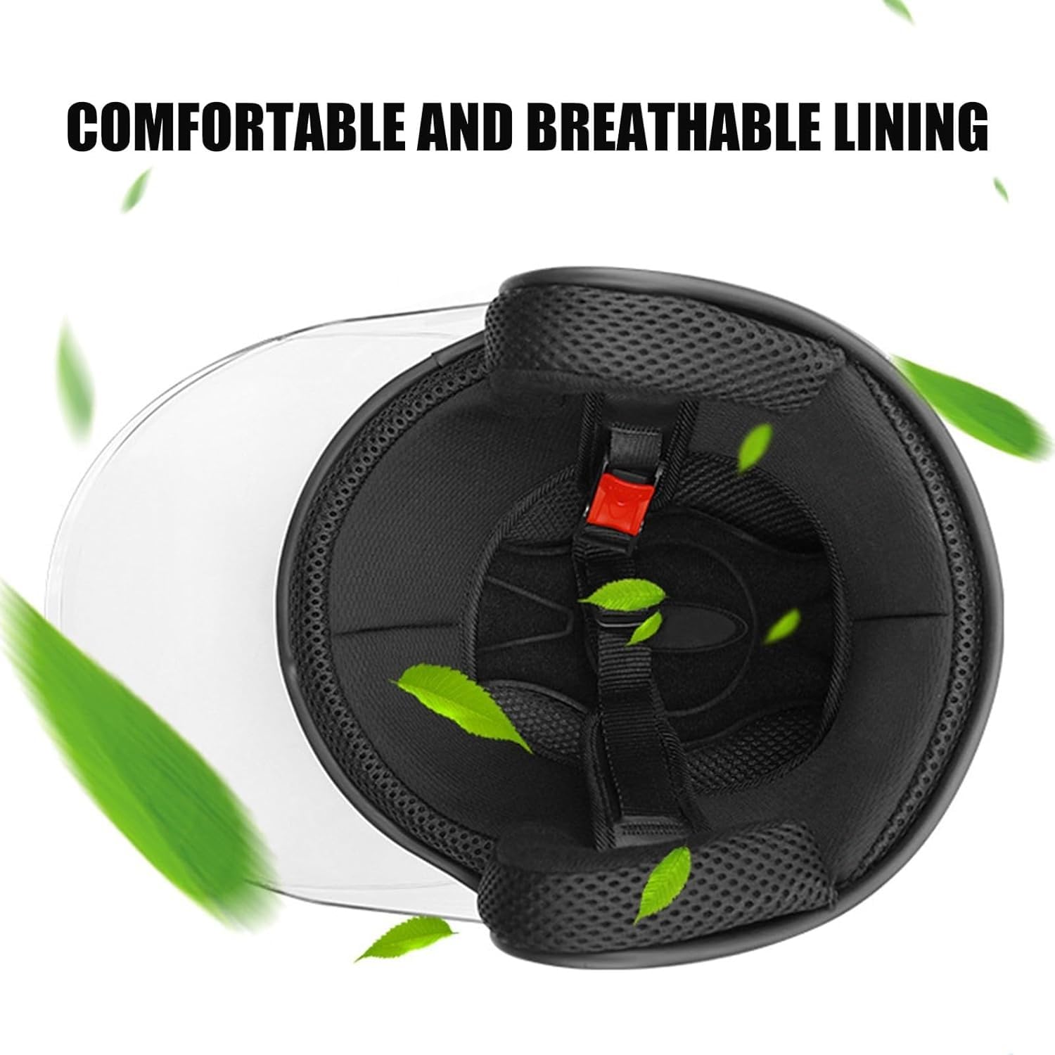 Casco Moto Aperto per Bambini, Casco Scooter omologato ECE con Visiera, Casco Scooter per Ragazzi e Ragazze dai 3 ai 12 Anni B,57-60CM H,57-60CM