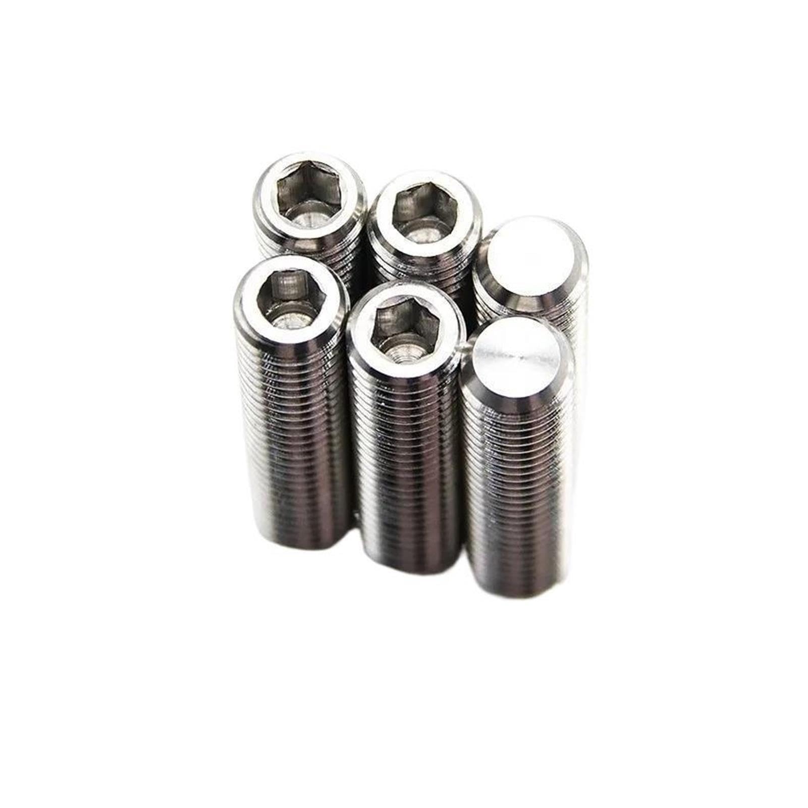 Vis sans tête hexagonale alliage titane plat