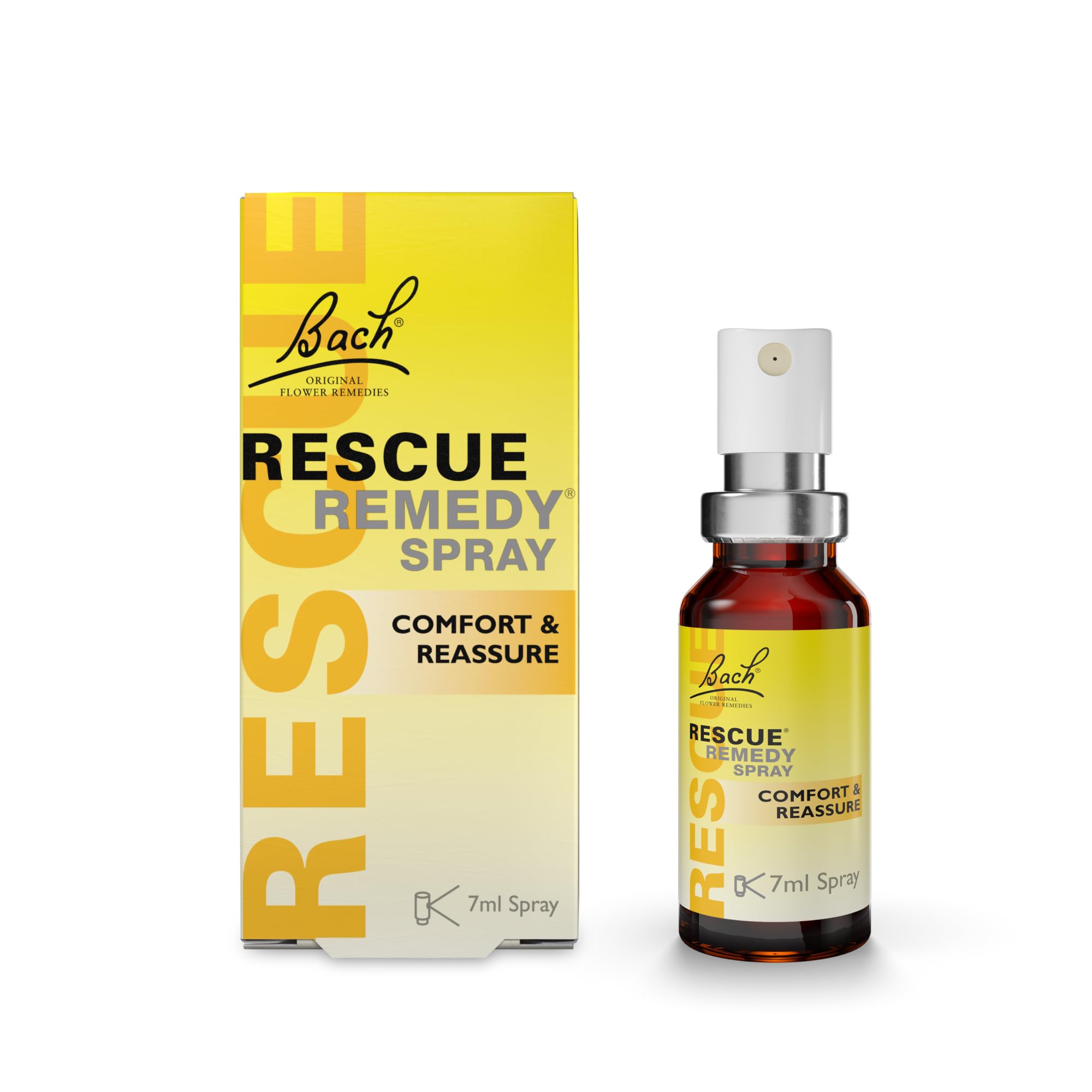 Rescue Remedy Spray | Daily Support for Stressful Moments | Bach Original Flower Essences | Easy-to-Use 7ml Oral Spray