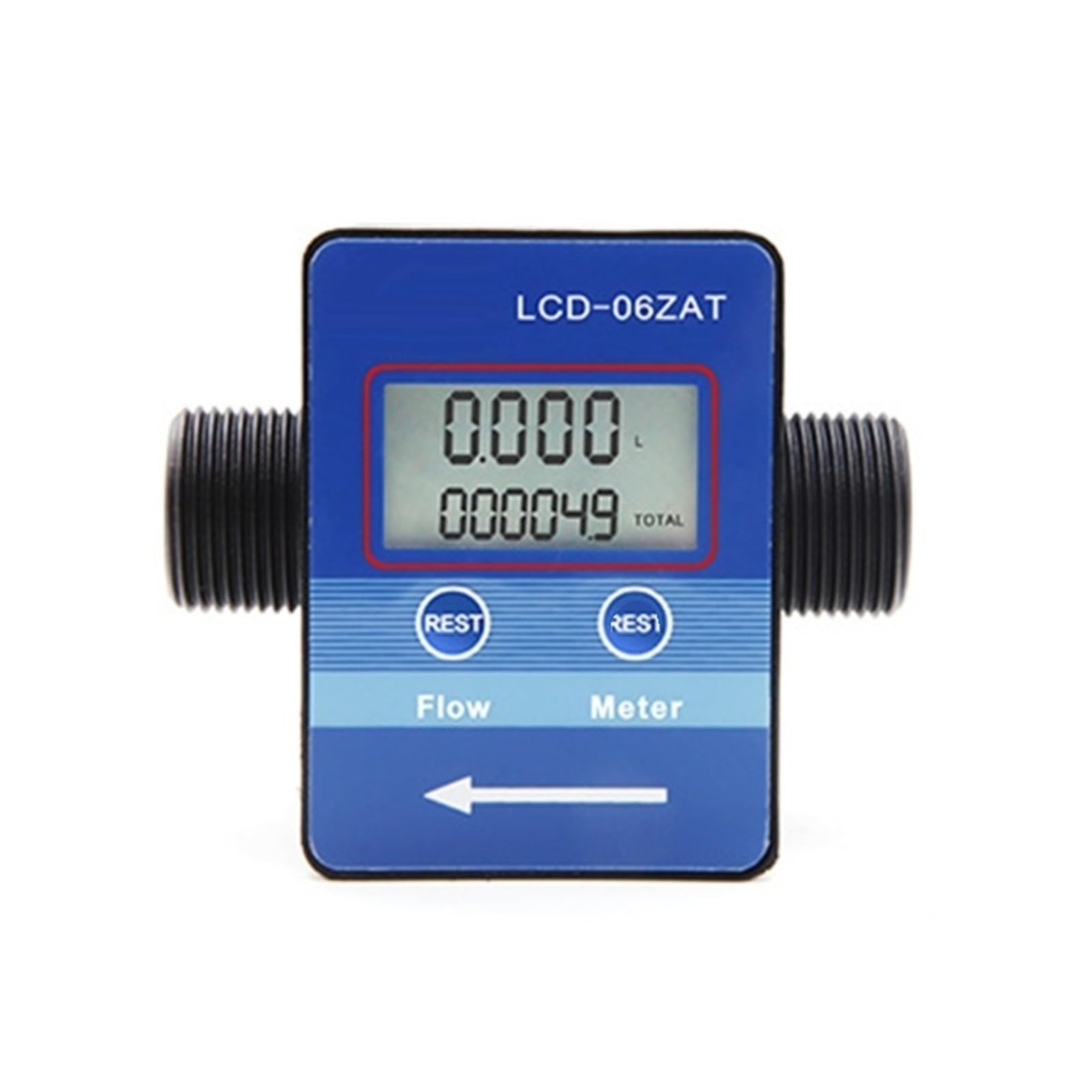 Flow Sensor Meter Digital Pipeline Water Flow Flow Meter Electronic Digital Flow-Meter 20-3600L/Hour 3/4 Thread