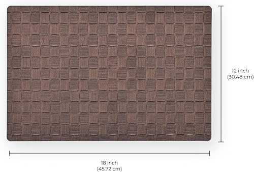 Miniatura 7 de Juego de 8 manteles individuales para mesa de comedor, resistente a los arañazos, al calor, antideslizante, decoración de cocina, lavable, lavable,